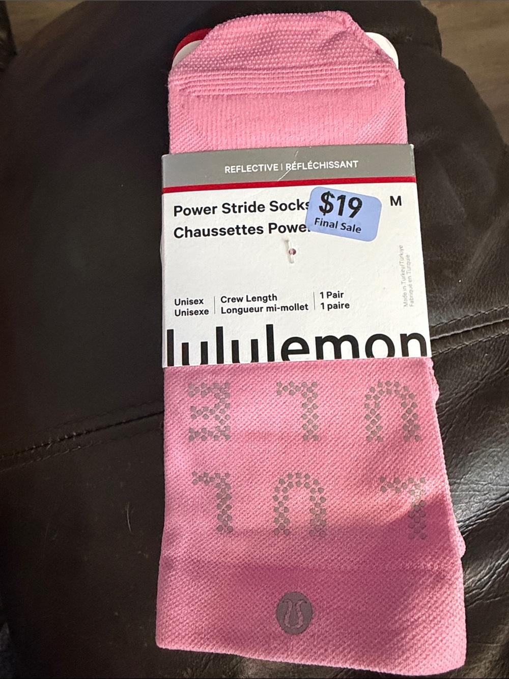 lululemon athletica Power Stride Crew Socks — Pink